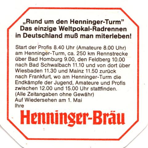 frankfurt f-he henninger rad allg 6b (8eck180-roter rahmen-schwarzrot)